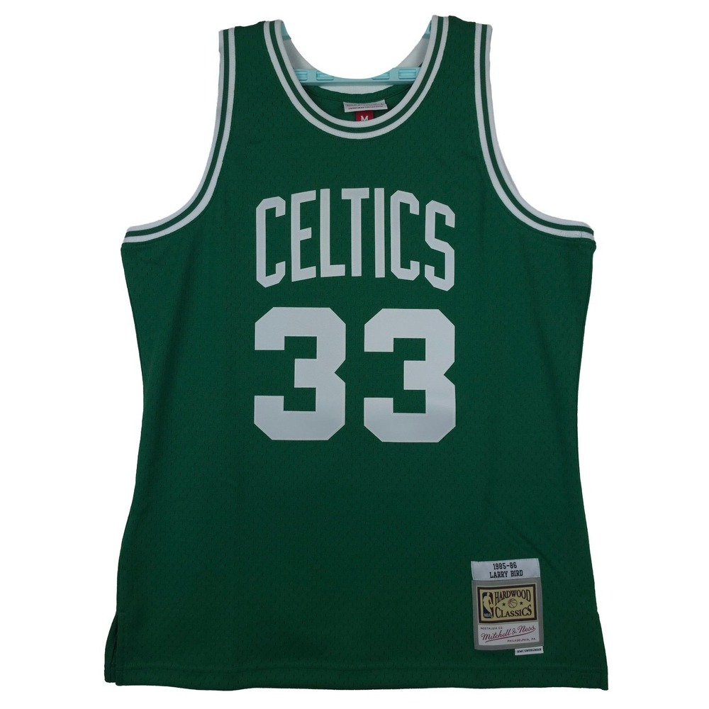 Larry Bird Boston Celtics Mitchell & Ness NBA Medium Jersey 1985-86 Green NWT